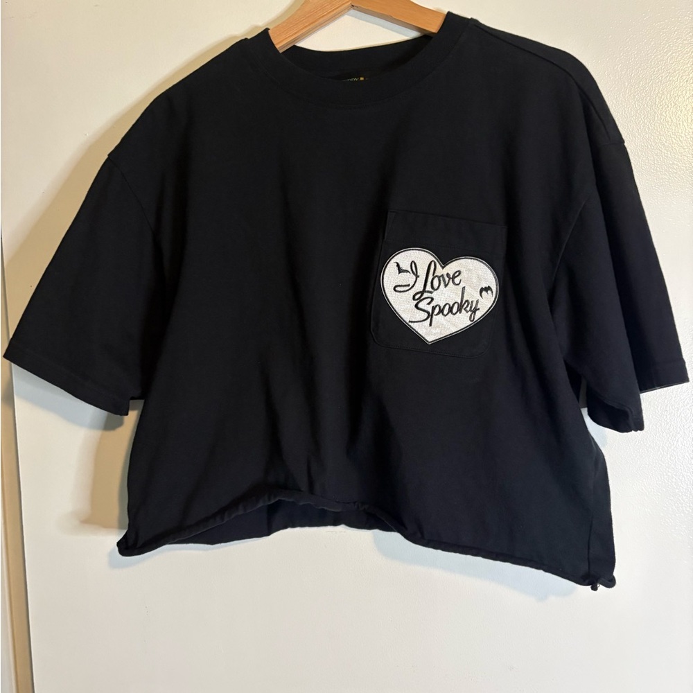 Black 'I Love Spooky' Kids T-Shirt